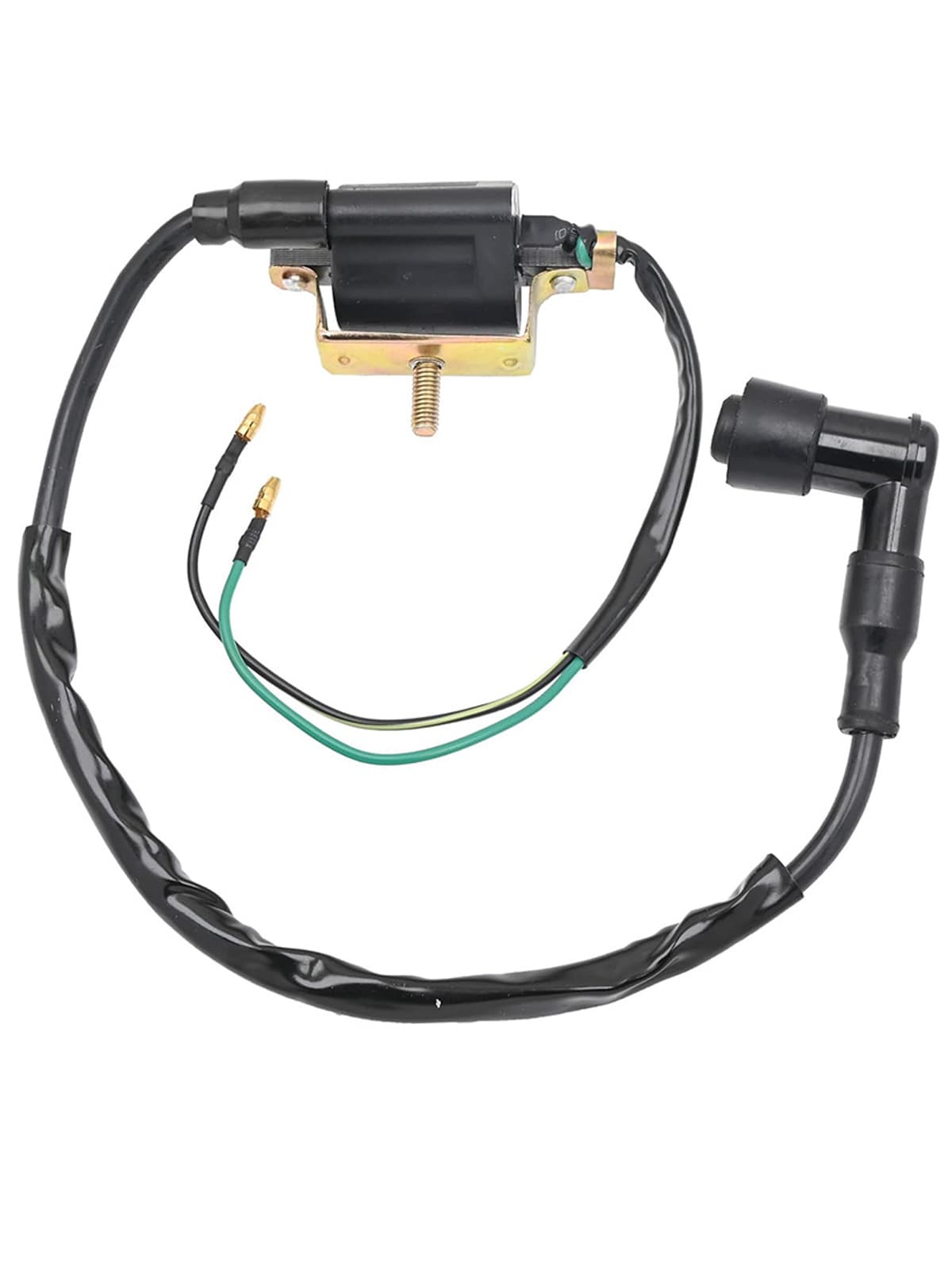 Катушка зажигания для мопеда Альфа (с кронштейном). Боббина 12V для Alpha, Sabur, Virago (двигатель 139FMB)