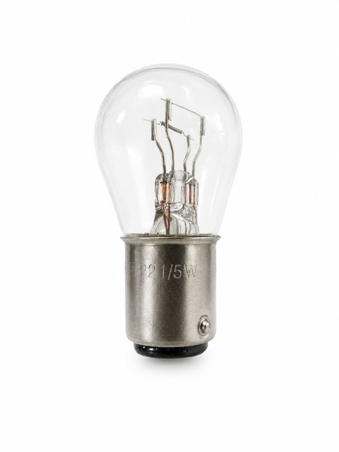 Лампа P21/5W 12V 21/5W двухнитевая BAY15d (1157) для стоп-сигнала и габаритов мотоцикла, скутера, мопеда